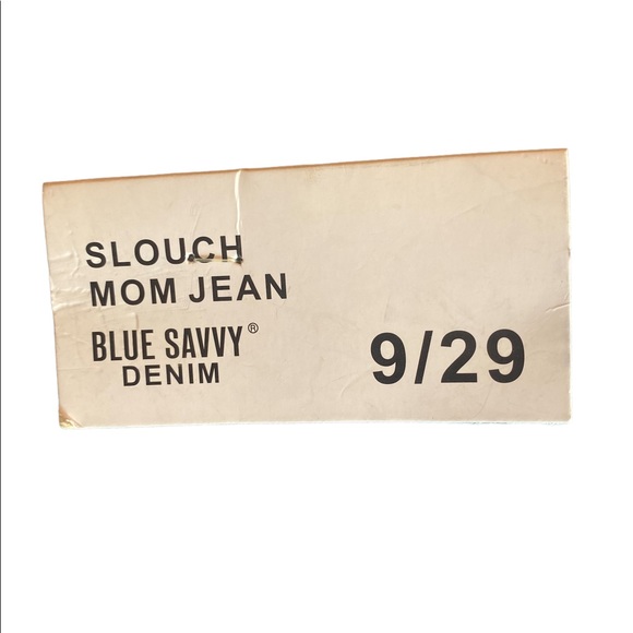 Blue Savvy Denim Slouch Mom Jeans - Picture 6 of 14